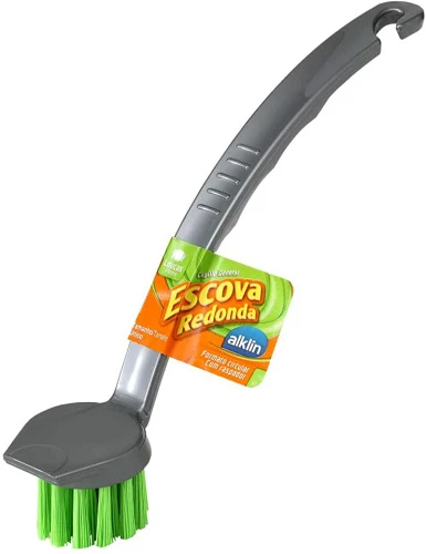 ESCOVA REDONDA COM CABO ALKLIN
