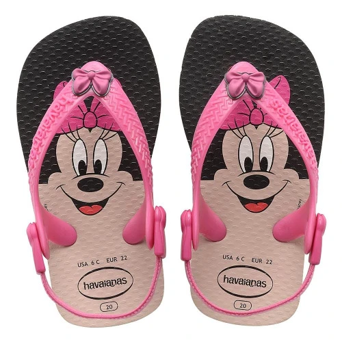 HAVAIANAS BABY DISNEY CLASS BCO ROSA 20