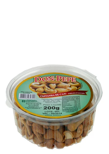 CASTANHA CAJU DON PEPE 200GR TORRADA E SALGADA