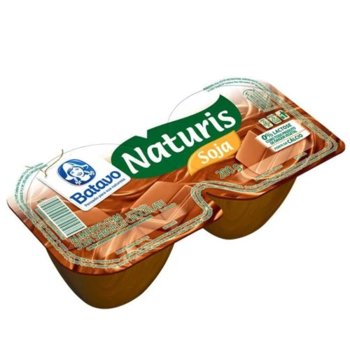 SOBREMESA NATURIS COM SOJA SABOR CHOCOLATE BATAVO 200G