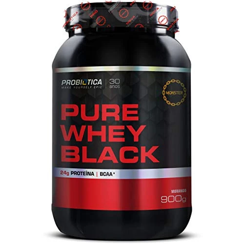 PURE WHEY BLACK MORANGO 900G
