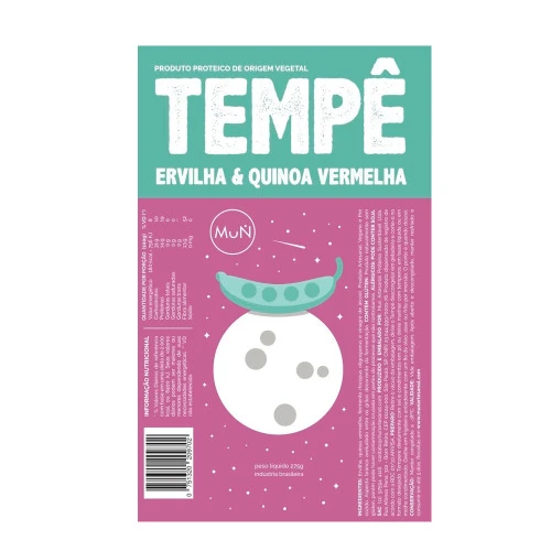 TEMPÊ DE ERVILHA E QUINOA VERMELHA MUN ARTESANAL 275G