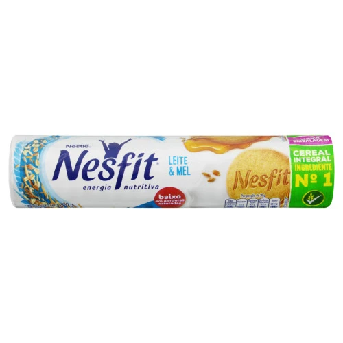 BISCOITO INTEGRAL LEITE MEL NESTLÉ NESFIT PACOTE 200G