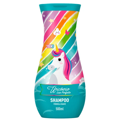 SHAMPOO INFANTIL BIOTROPIC UNICÓRNIO LISO PERFEITO 500ML