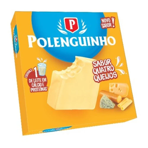 QUEIJO PROCESSADO POLENGUINHO 68G 4 QUEIJOS