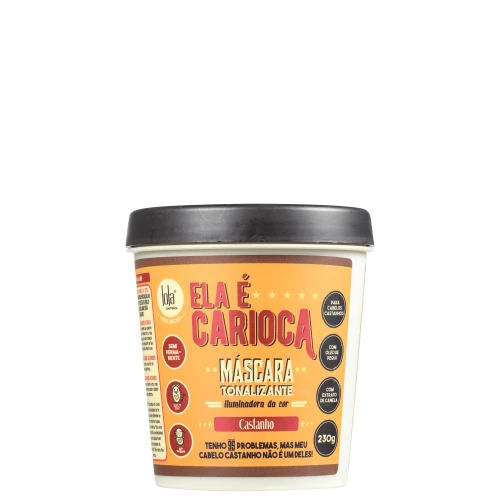 MATIZADOR MASCARA TONALIZANTE LOLA ELA E CARIOCA MASCARA TONALIZANTE 230G