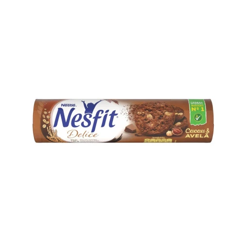 NESFIT DELICE BISCOITO CACAU E AVELÃ 140G
