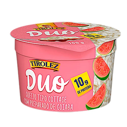 QUEIJO COTTAGE GOIABA TIROLEZ DUO POTE 100G