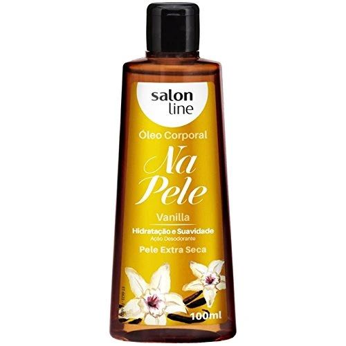 ÓLEO CORPORAL SALON LINE 100ML VANILLA