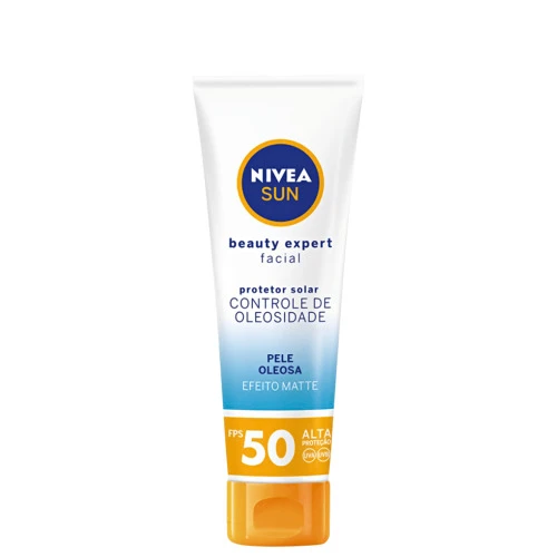 PROTETOR SOLAR FACIAL CONTROLE DE OLEOSIDADE FPS 50 NIVEA SUN BEAUTY EXPERT CAIXA 50G