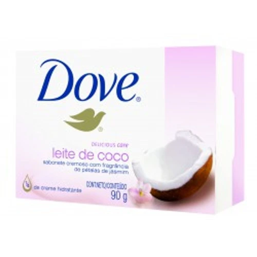 SABONETE DOVE DELICIOUS CARE LEITE DE CÔCO 90G
