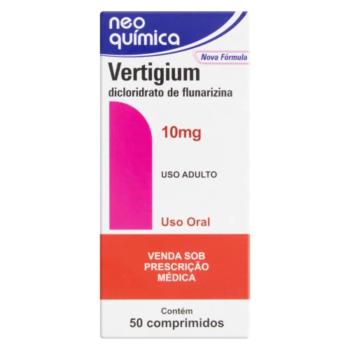 VERTIGIUM 10MG NEO QUÍMICA CAIXA 50 COMPRIMIDOS