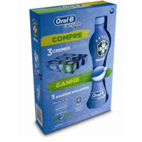 CREME DENTAL ORAL B COMPLETE 70G COM 2 UNIDADES