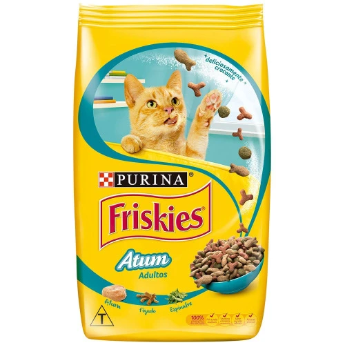 FRISKIES PACOTE SENSAÇÕES MARINHAS PEIXE SALMÃO ATUM CAMARÃO E BROLIS ADULTOS