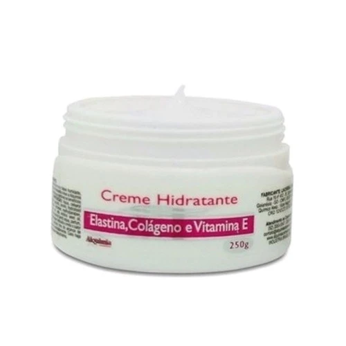 CREME HIDRATANTE ELASTINA E COLAGENO 250G ALVORADA