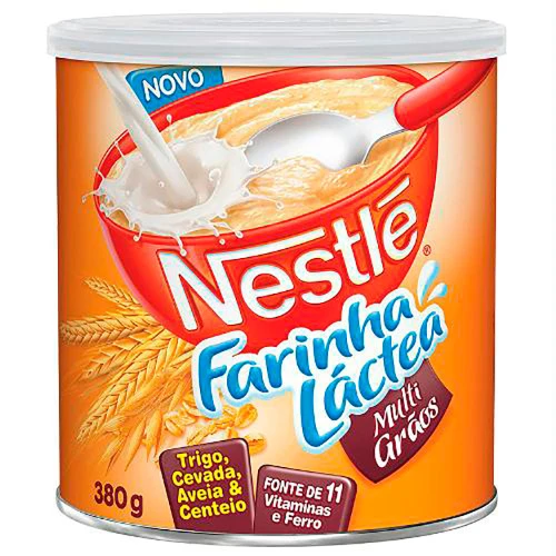 FARINHA LÁCTEA NESTLÉ 380G MULTIGRÃO
