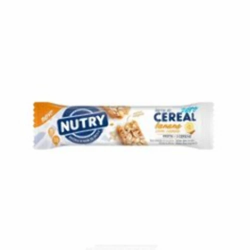 BARRA DE CEREAIS NUTRY 22G BANANA CANELA ZERO