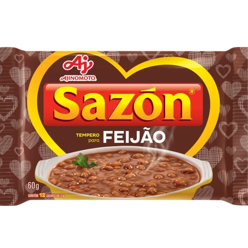 TEMPERO PARA FEIJÃO SAZON 60G