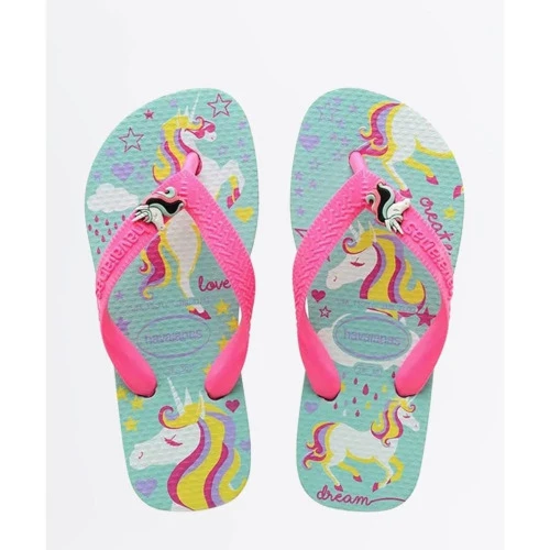 CHINELO HAV KIDS FANTASY ICE BLUE MARAVILHA 35 36