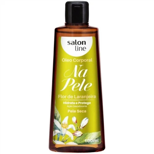 SALON LINE NA PELE ÓLEO CORP 100ML FLOR LARANJEIRA