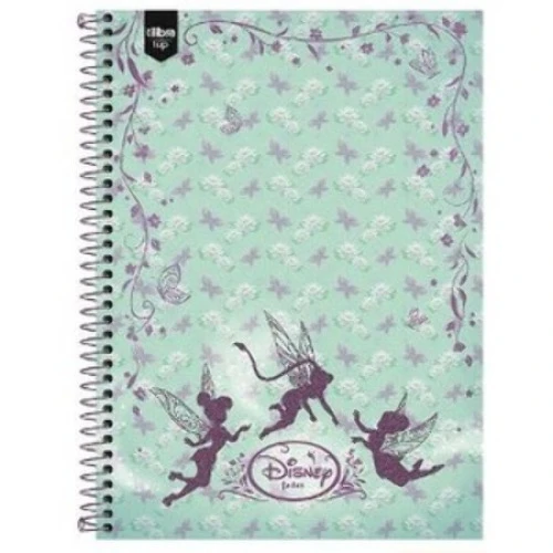 CADERNO ESPIRAL UNIVERSITÓRIO FADAS 200 FOLHAS 836G TILIBRA
