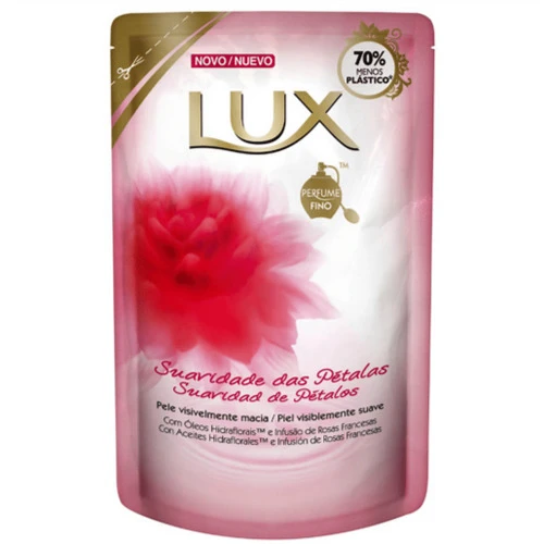 SABONETE LÍQUIDO LUX SUAVIDADE DAS PÉTALAS REFIL 220ML