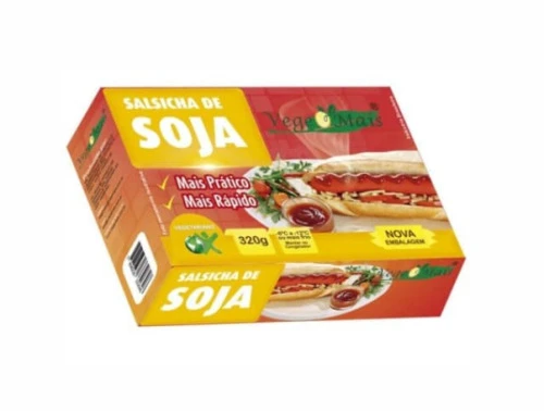 SALSICHA DE SOJA 320G VEGE MAIS VEGE MAIS