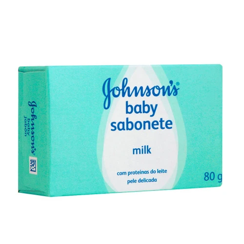 SABONETE EM BARRA MILK JOHNSONS BABY CAIXA 80G