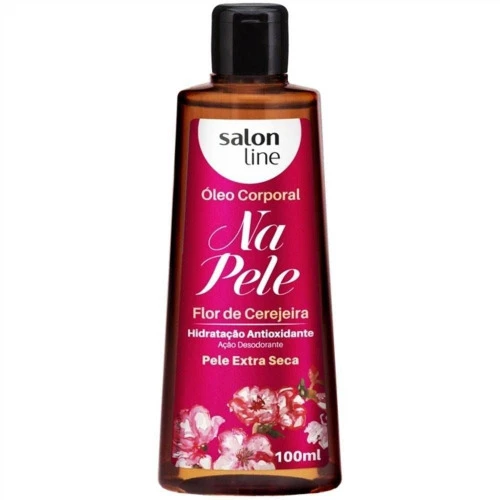 SALON LINE NA PELE ÓLEO CORP 100ML FLOR DE CEREJEIRA