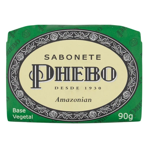SABONETE EM BARRA VEGETAL AMAZÔNIAN PHEBO CARTUCHO 90G