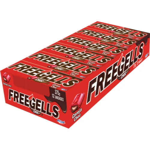 DROPS FREEGELLS 12UN CEREJA