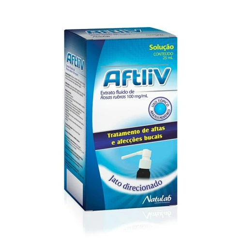 AFTLIV SOLUÇÃO ORAL 25ML SOLUÇÃO BUCAL NATULAB