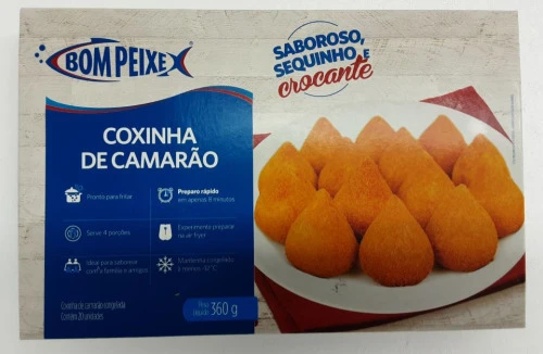 COXINHA CAMARAO BOM PEIXE CONG 360G