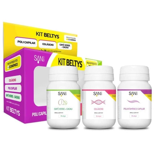 KIT BELTYS CAFÉ VERDE POLICAPILAR COLAGENO BELTYS