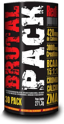COMBO SUPLEMENTO BRUTAL PACK (30 PACKS) RED SERIES
