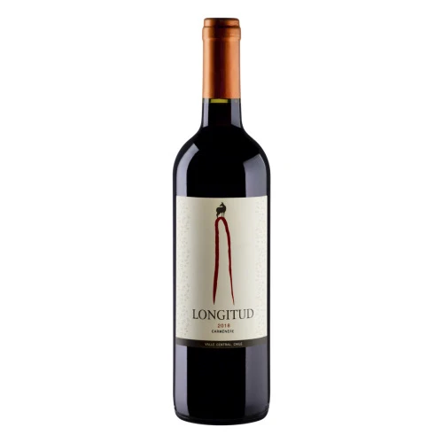 VINHO CHILENO TINTO SECO LONGITUD CARMÉNÈRE VALLE CENTRAL GARRAFA 750ML