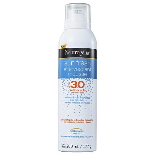 PROTETOR SOLAR NEUTROGENA SUN FRESH EFFERVESCENT MOUSSE FPS30 200ML