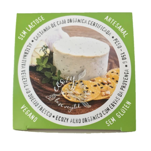 QUEIJO VEGETAL FRESCO ALHO ERVAS ECOZY 150G