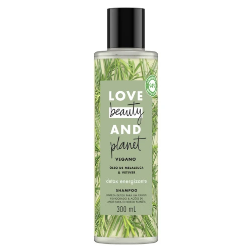 SHAMPOO LOVE BEAUTY PLANET DETOX ENERGIZANTE FRASCO 300ML