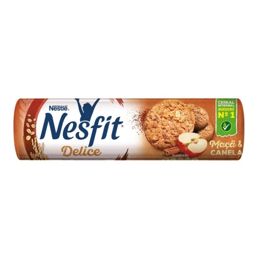 BISCOITO NESFIT DELICE MAÇÃ E CANELA 140G