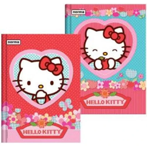 CADERNO BROCHURA 1 4 HELLO KITTY 96 FOLHAS 215G NORMA