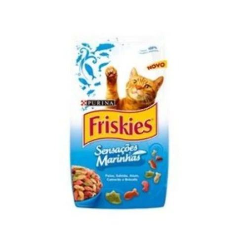 FRISKIES PACOTE SENSAÇÕES MARINHAS PEIXE SALMÃO ATUM CAMARÃO E BROLIS ADULTOS