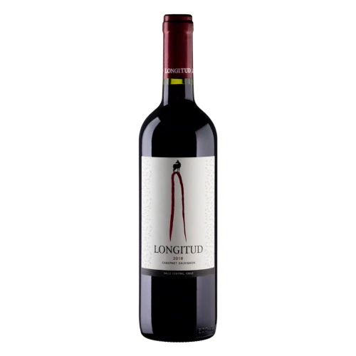 VINHO CHILENO TINTO SECO LONGITUD CABERNET SAUVIGNON VALLE CENTRAL GARRAFA 750ML