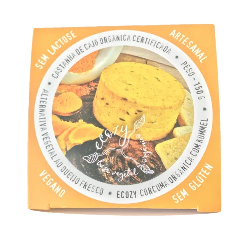 QUEIJO VEGETAL FRESCO CURCUMA KUMMEL ECOZY 150G