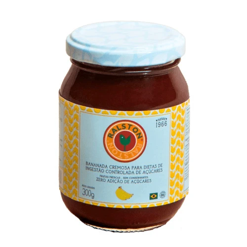 DOCE RALSTON ZERO 300GR BANANA CREMOSA VD