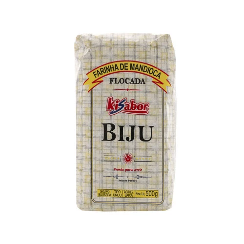 FARINHA DE MANDIOCA BIJU KISABOR 500G