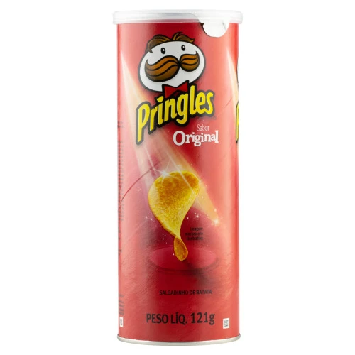 SALGADINHO DE BATATA ORIGINAL PRINGLES TUBO 121G