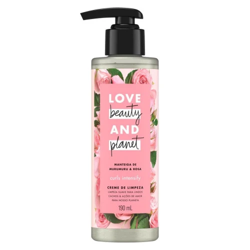 CREME DE LIMPEZA LOVE BEAUTY AND PLANET MANTEIGA DE MURUMRU E ROSA 190ML