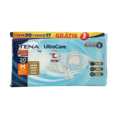 FRALDA TENA SLIP ULTRA LV20 PG17 M