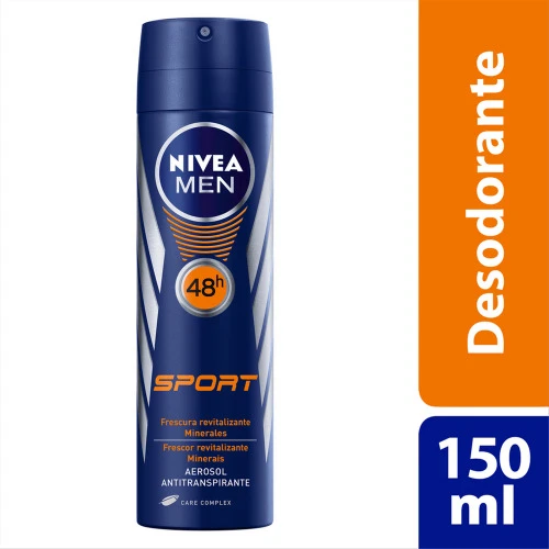 DESODORANTE NIVEA AEROSOL SPORT MASCULINO 150ML